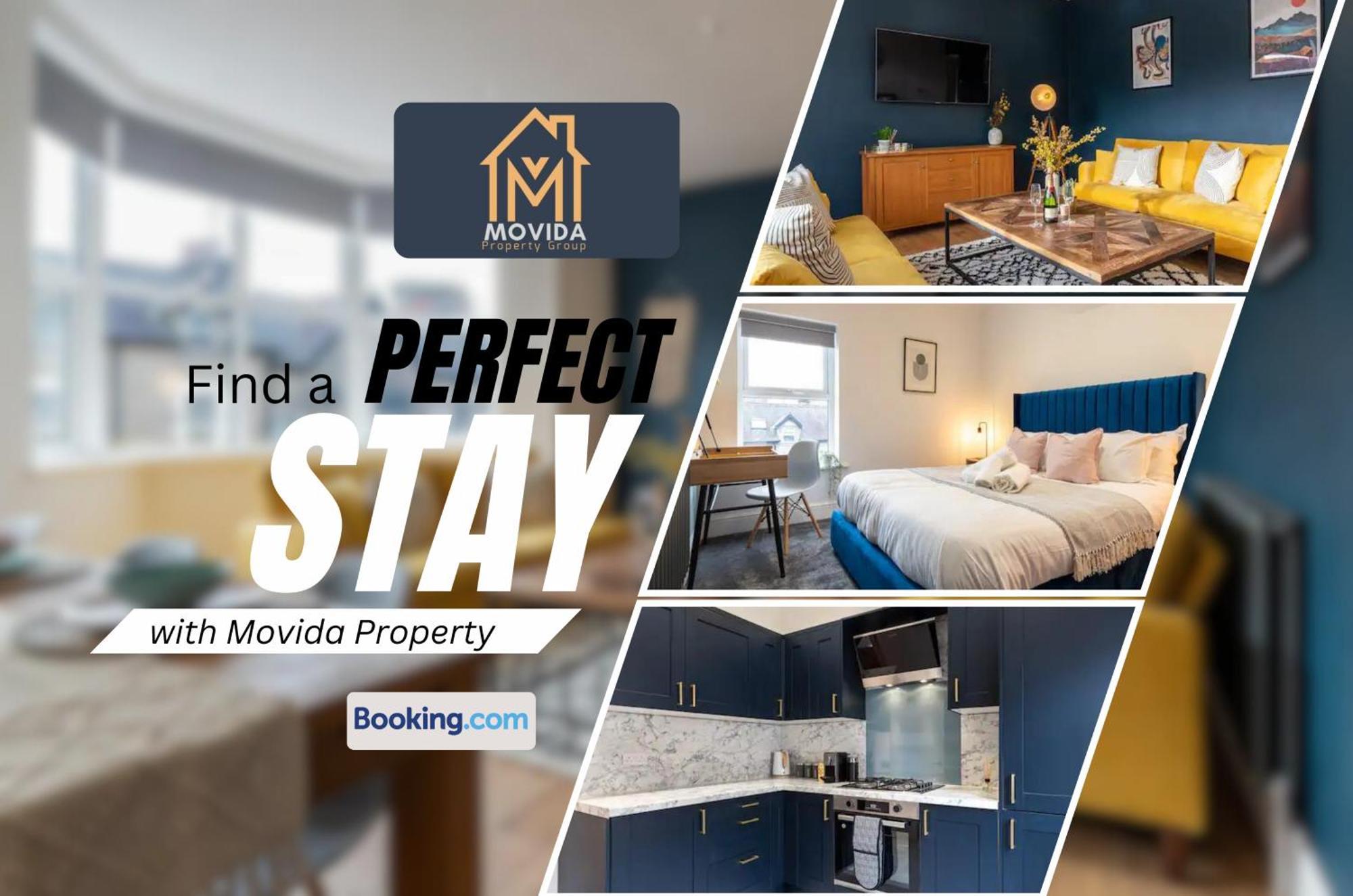 Central Elegant Three Bed Duplex By Movida Property Group Short Lets & Serviced Accommodation Гаррогейт Екстер'єр фото