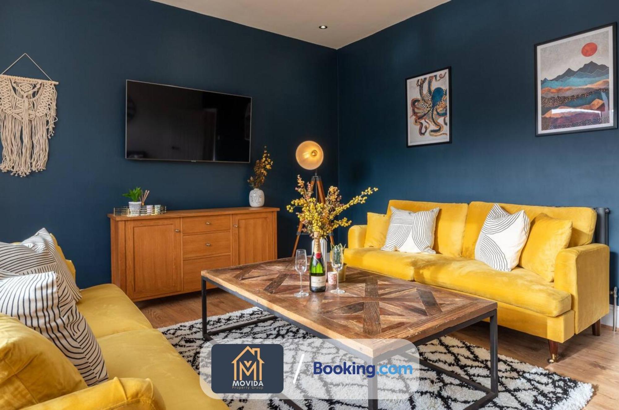 Central Elegant Three Bed Duplex By Movida Property Group Short Lets & Serviced Accommodation Гаррогейт Екстер'єр фото